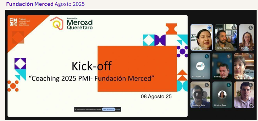 Kick-off Coaching 2025 PMI y Fundación Merced