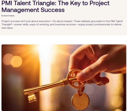 PMI Talent Triangle