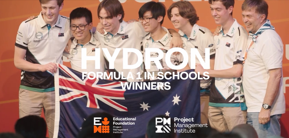 Formula 1 in Schools Hydron Winners
